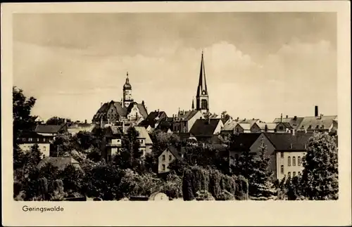 Ak Geringswalde Sachsen, Teilansicht, Kirche