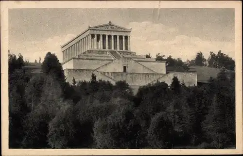 Ak Donaustauf in der Oberpfalz, Walhalla
