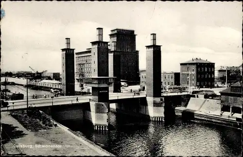 Ak Duisburg im Ruhrgebiet, Schwanentor