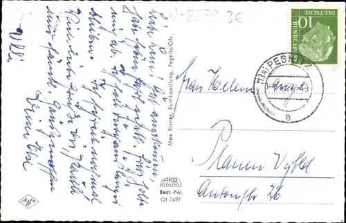 Ak Pegnitz in Oberfranken, Totale