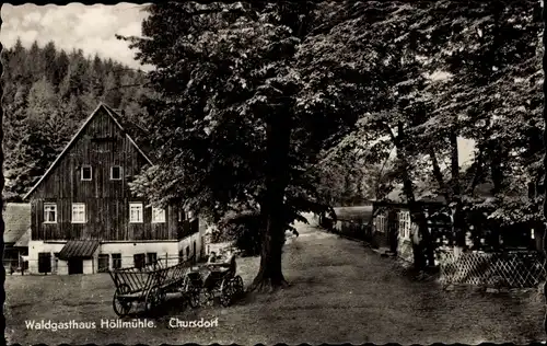 Ak Chursdorf Penig in Sachsen, Waldgaststätte Höllmühle