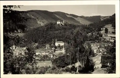 Ak Leutenberg in Thüringen, Ortsansicht