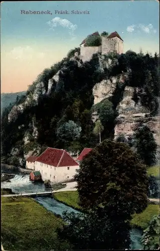 Ak Rabeneck Waischenfeld in der Fränkischen Schweiz Bayern, Teilansicht