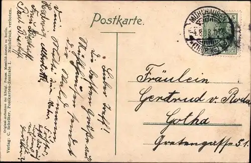 Ak Mühlhausen in Thüringen, Rathaus