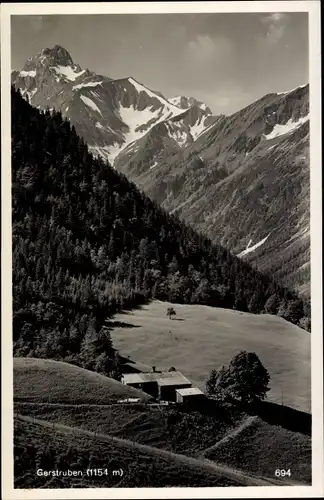 Ak Gerstruben Oberstdorf im Oberallgäu, Panorama