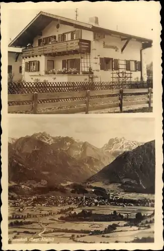 Ak Oberstdorf im Oberallgäu, Panorama