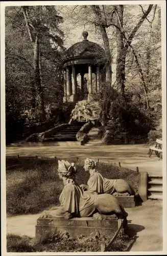 Ak Schwetzingen in Baden, Schloßgarten, Apollotempel