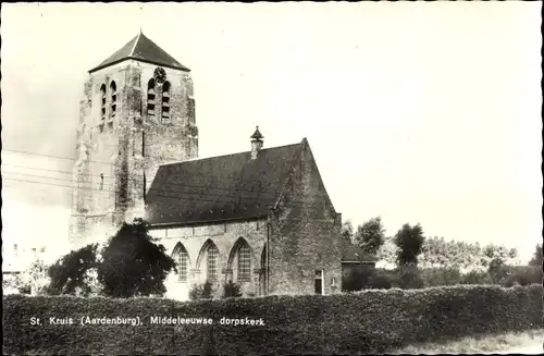 Ak Aardenburg Sluis Zeeland Niederlande, St. Kruis, Middeleeuwse dorpskerk