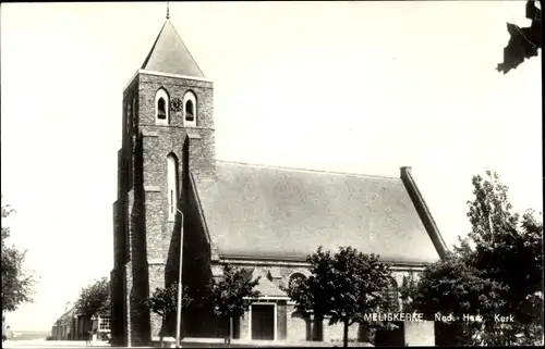 Ak Meliskerke Zeeland Niederlande, Ned. Herv. Kerk