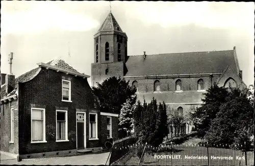 Ak Poortvliet Zeeland, Ned. Herv. Kerk