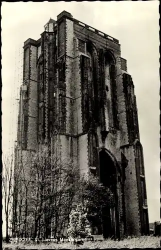 Ak Zierikzee Zeeland, Sint Lievens Monstertoren