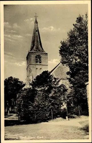 Ak Domburg Veere Zeeland Niederlande, Ned. Herv. Kerk