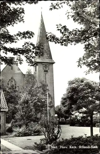 Ak Rilland Reimerswaal Zeeland Niederlande, Ned. Herv. Kerk