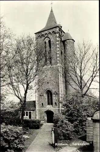 Ak Ritthem Walcheren Zeeland, Torenzicht