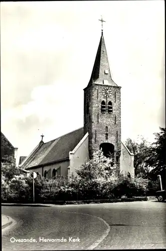 Ak Ovezande Zuid Beveland Zeeland Niederlande, Herv. Kerk