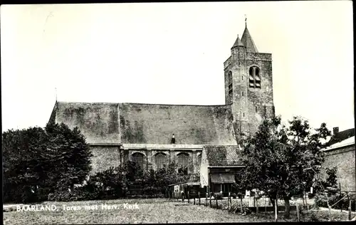 Ak Baarland Zeeland, Toren met Herv. Kerk