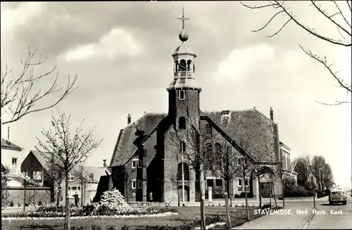 Ak Stavenisse Zeeland Niederlande, Kirche