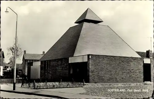 Ak Oosterland Zeeland, Oud. Geref. Kerk