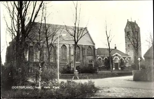 Ak Oosterland Zeeland, Ned. Herv. Kerk