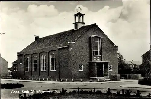 Ak Goes Zeeland Niederlande, Kerk Geref. gemeente