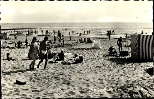 Ak Westduin Koudekerke Zeeland, Strandgezicht