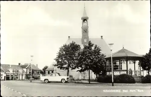 Ak Koudekerke Zeeland, Ned. Herv. Kerk