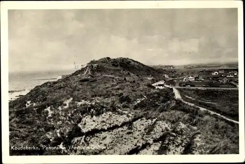 Ak Zeeland Niederland, Panorama Westduin Dishoek