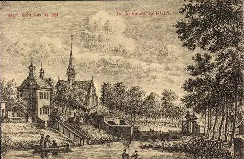 Ak Goes Zeeland Niederlande, De Koepoort