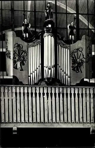 Ak Gapinge Walcheren Zeeland, Orgel Ned. Herv. Kerk