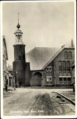 Ak Stavenisse Zeeland Niederlande, Ned. Herv. Kerk