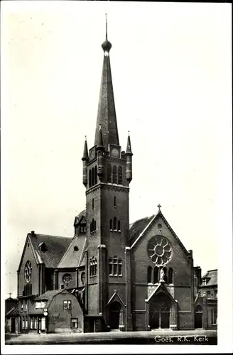 Ak Goes Zeeland Niederlande, R. K. Kerk