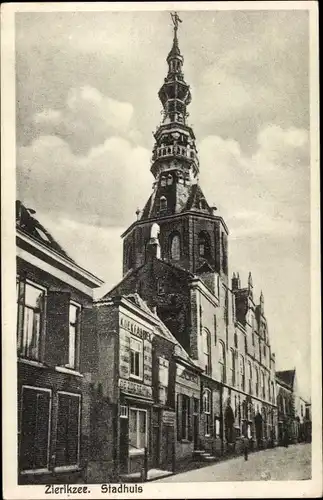 Ak Zierikzee Zeeland, Stadhuis
