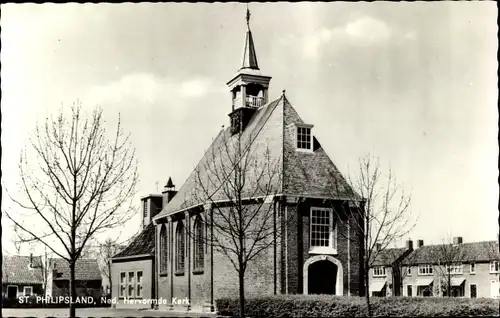 Ak Sint Philipsland Zeeland, Ned. Herv. Kerk