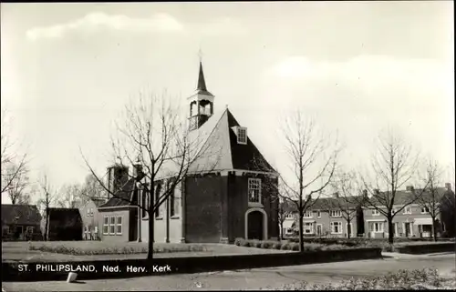 Ak Sint Philipsland Zeeland, Ned. Herv. Kerk