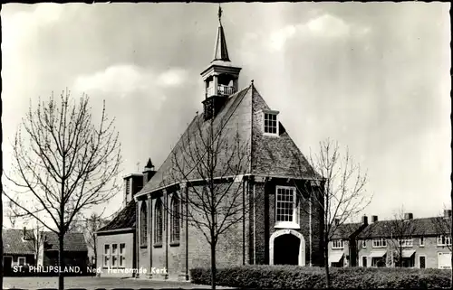 Ak Sint Philipsland Zeeland, Ned. Herv. Kerk