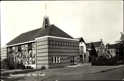 Ak Nieuwerkerk Schouwen-Duiveland Zeeland Niederlande, Ger. Kerk