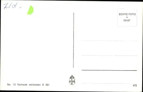 Ak Kortgene Noord Beveland Zeeland Niederlande, Kircheninneres