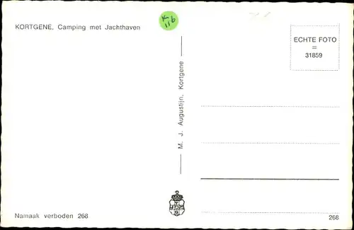 Ak Kortgene Noord Beveland Zeeland Niederlande, Camping met Jachthaven