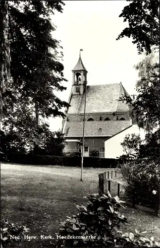 Ak Hoedekenskerke Zeeland, Ned. Herv. Kerk