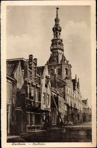 Ak Zierikzee Zeeland, Stadhuis