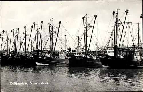 Ak Colijnsplaat Zeeland, Vissersvloot