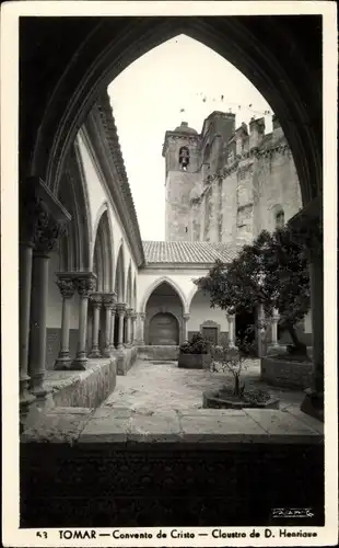 Ak Tomar Portugal, Convento do Cristo, Claustro de D. Henrique