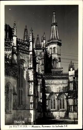 Ak Batalha Portugal, Mosteiro, Pormenor da fachada SE