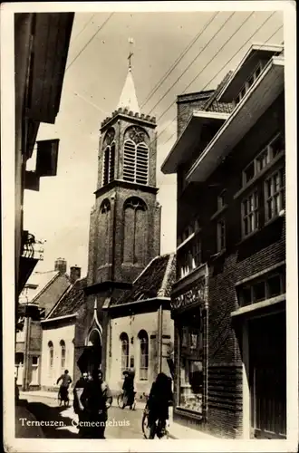 Ak Terneuzen Zeeland Niederlande, Gemeentehuis