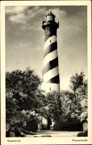 Ak Haamstede Zeeland Niederlande, Vuurtoren, Leuchtturm