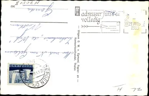 Ak Tholen Zeeland Niederlande, N. H. Kerk