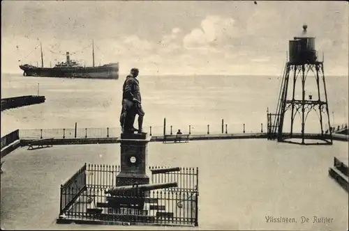 Ak Vlissingen Zeeland Niederlande, De Ruijter