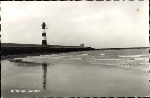 Ak Breskens Sluis Zeeland Niederlande, Vuurtoren