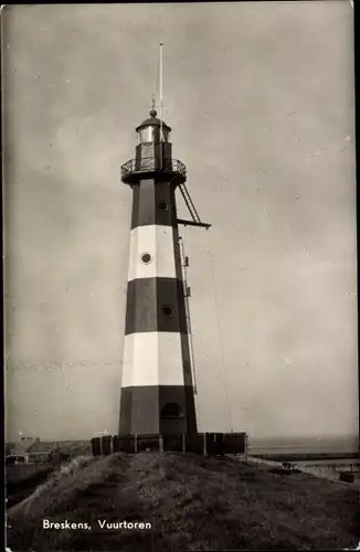 Ak Breskens Sluis Zeeland Niederlande, Vuurtoren