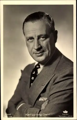 Ak Schauspieler Karl Ludwig Diehl, Portrait, Ross Verlag A 3344/2